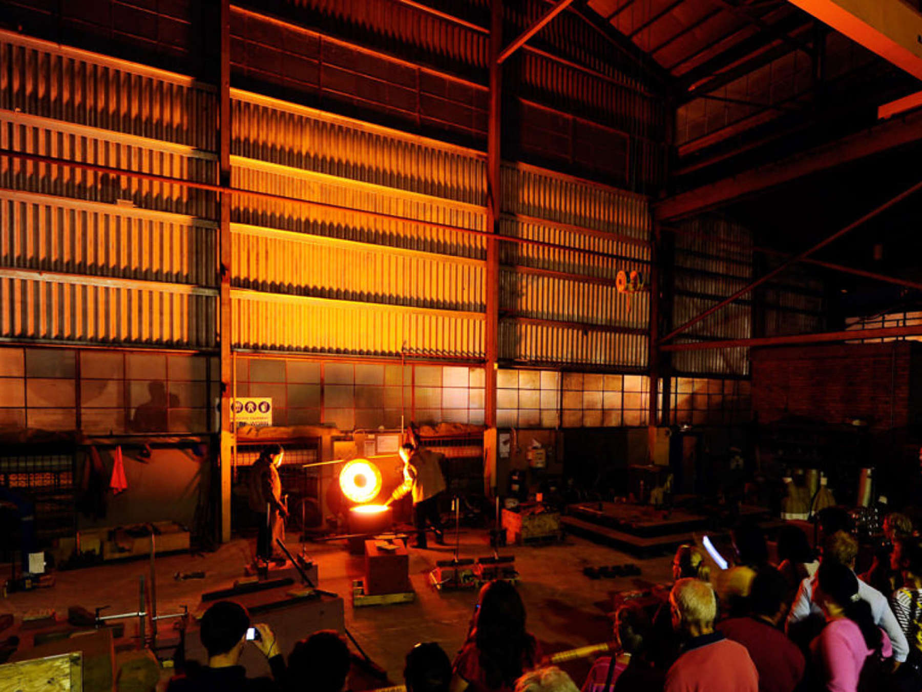 A public event showcasing UAP's foundry and the making of art.