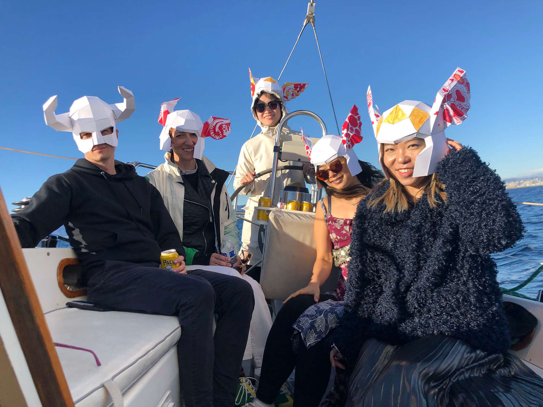 Bite Size Vikings glamorously ruled the seas in 2018 for RELM's holiday outing. 